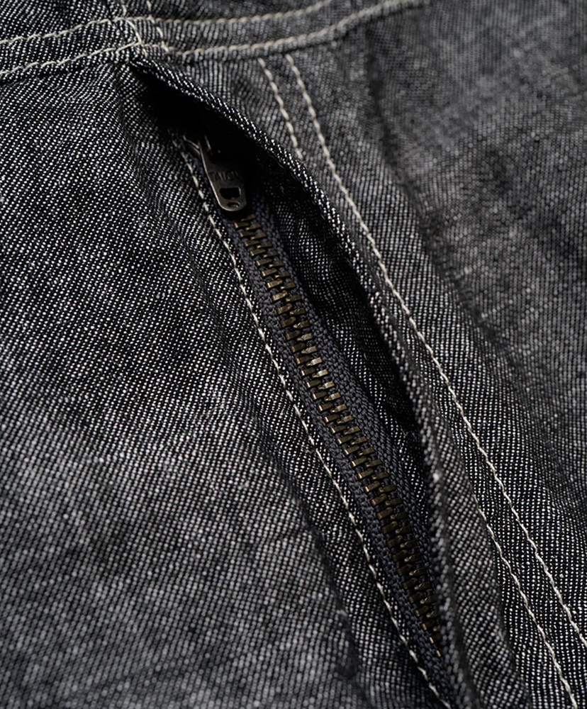 PT01 Naval Dungaree - Linen Denim Indigo/インディゴ 44(MEN)