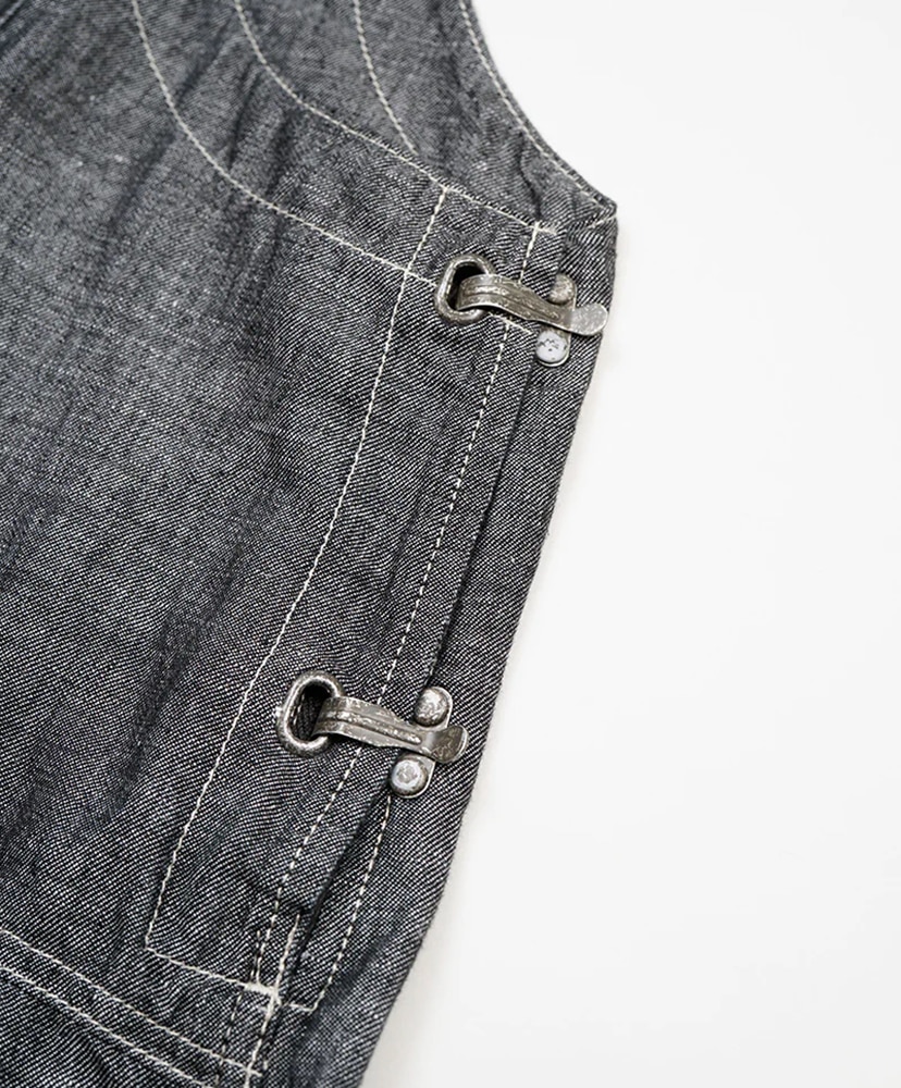 PT01 Naval Dungaree - Linen Denim Indigo/インディゴ 44(MEN)