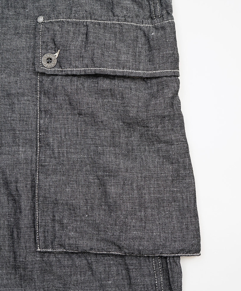 PT01 Naval Dungaree - Linen Denim Indigo/インディゴ 44(MEN)