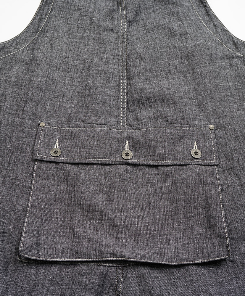 PT01 Naval Dungaree - Linen Denim Indigo/インディゴ 44(MEN)