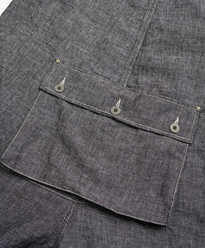 PT01 Naval Dungaree - Linen Denim Indigo/インディゴ 44(MEN)