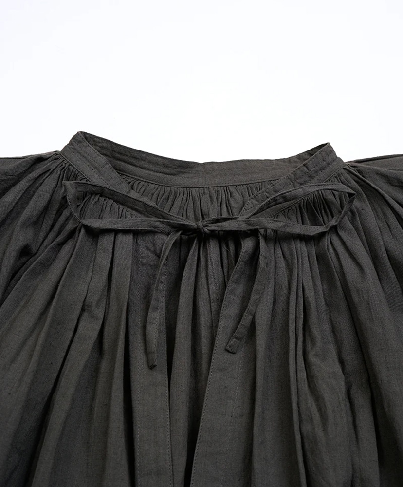 Church Smock - Khadi Charcoal Gray/チャコールグレー 8(WOMEN)