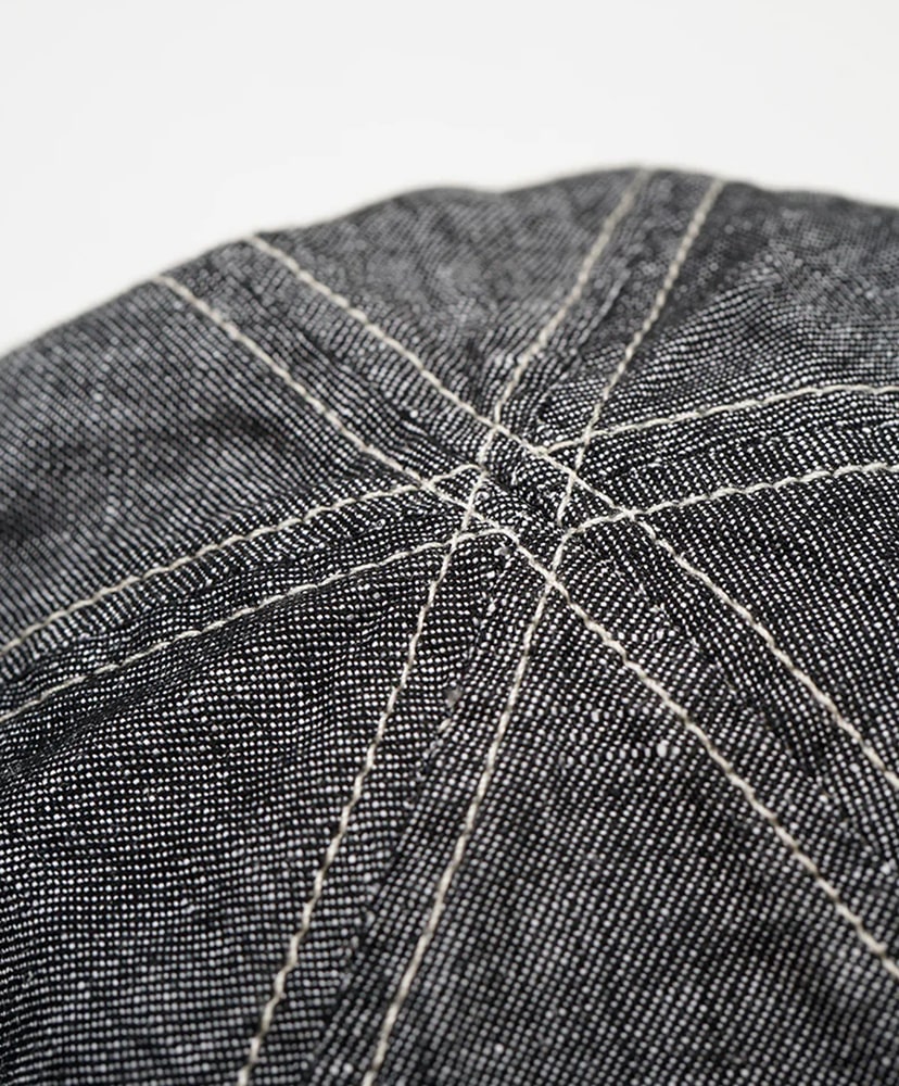 AC01 Work Cap - Linen Denim Indigo/インディゴ F