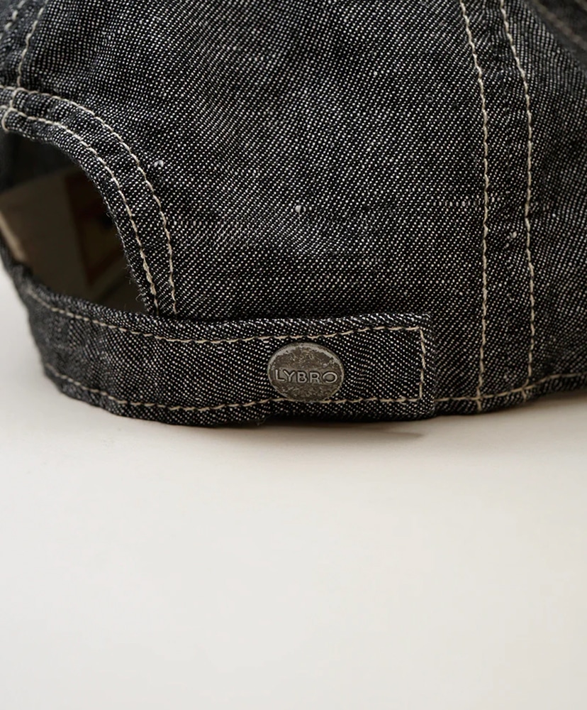 AC01 Work Cap - Linen Denim Indigo/インディゴ F