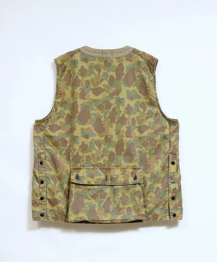 Pullover Fishing Vest - Duck Hunter Camo Green/グリーン 48(MEN)
