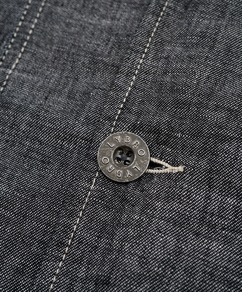 JK03-02 Chore Jacket - Linen Denim Indigo/インディゴ 42(MEN)