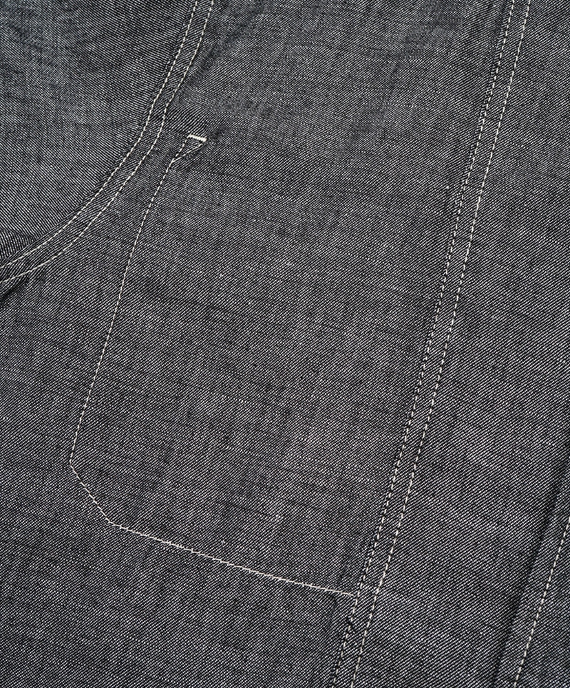JK03-02 Chore Jacket - Linen Denim Indigo/インディゴ 42(MEN)