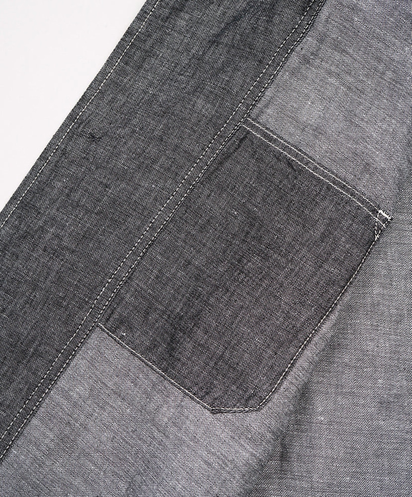 JK03-02 Chore Jacket - Linen Denim Indigo/インディゴ 42(MEN)