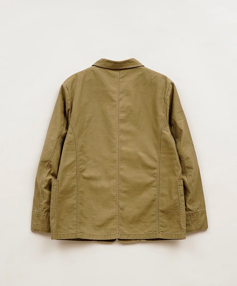 JK04 Work Suit Jacket - Slub Sateen Beige/ベージュ 46(MEN)