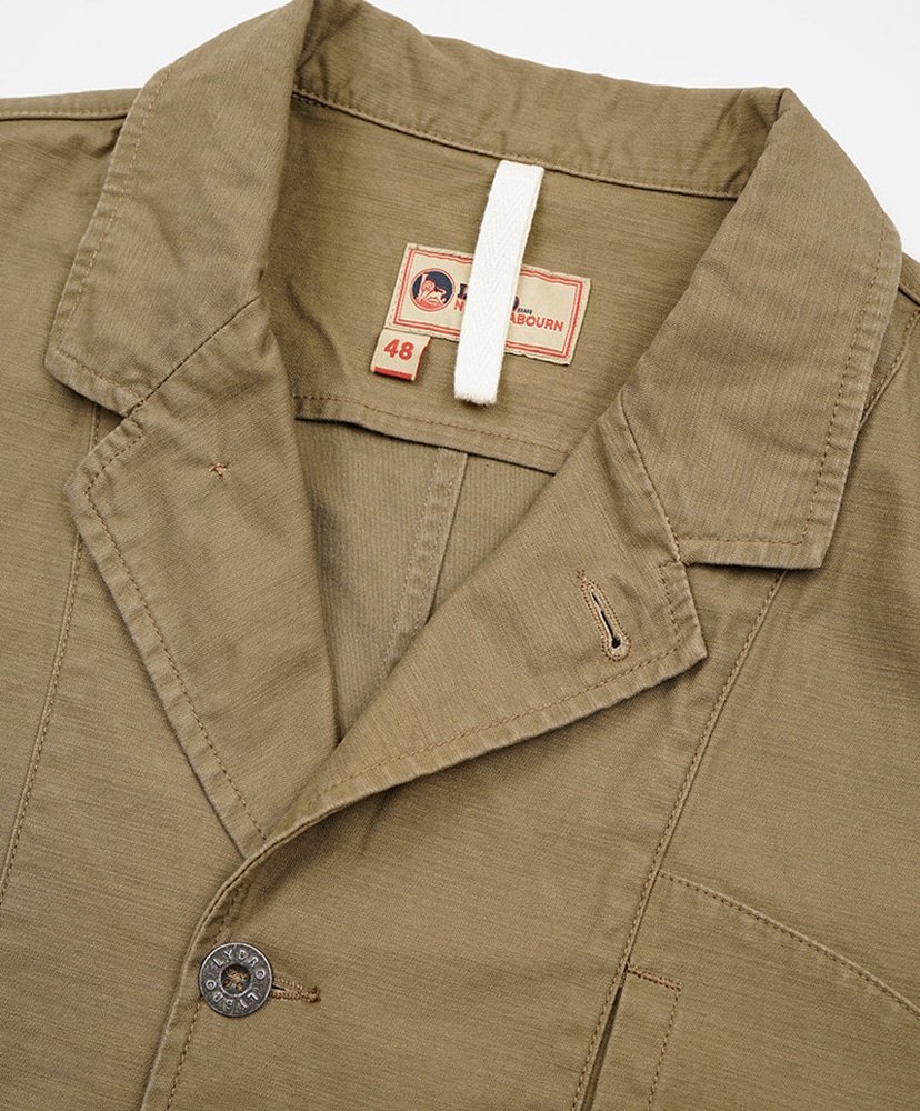 JK04 Work Suit Jacket - Slub Sateen Beige/ベージュ 46(MEN)