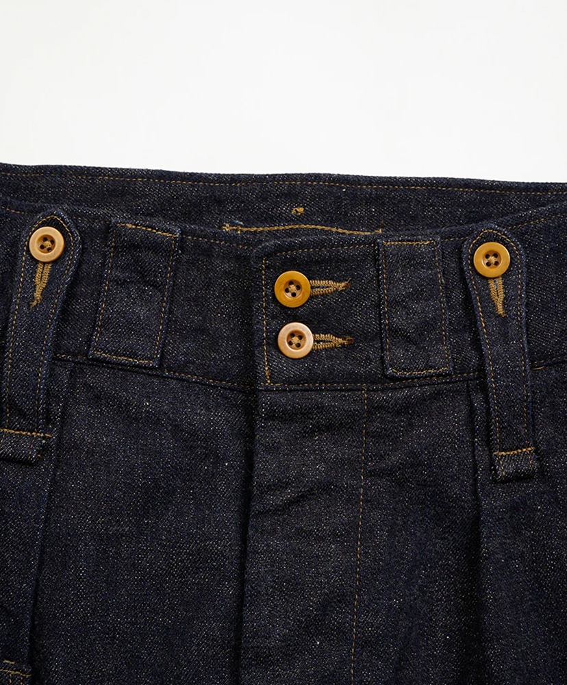 British Army Pant Woman - Loose Denim Indigo/インディゴ 10(WOMEN)