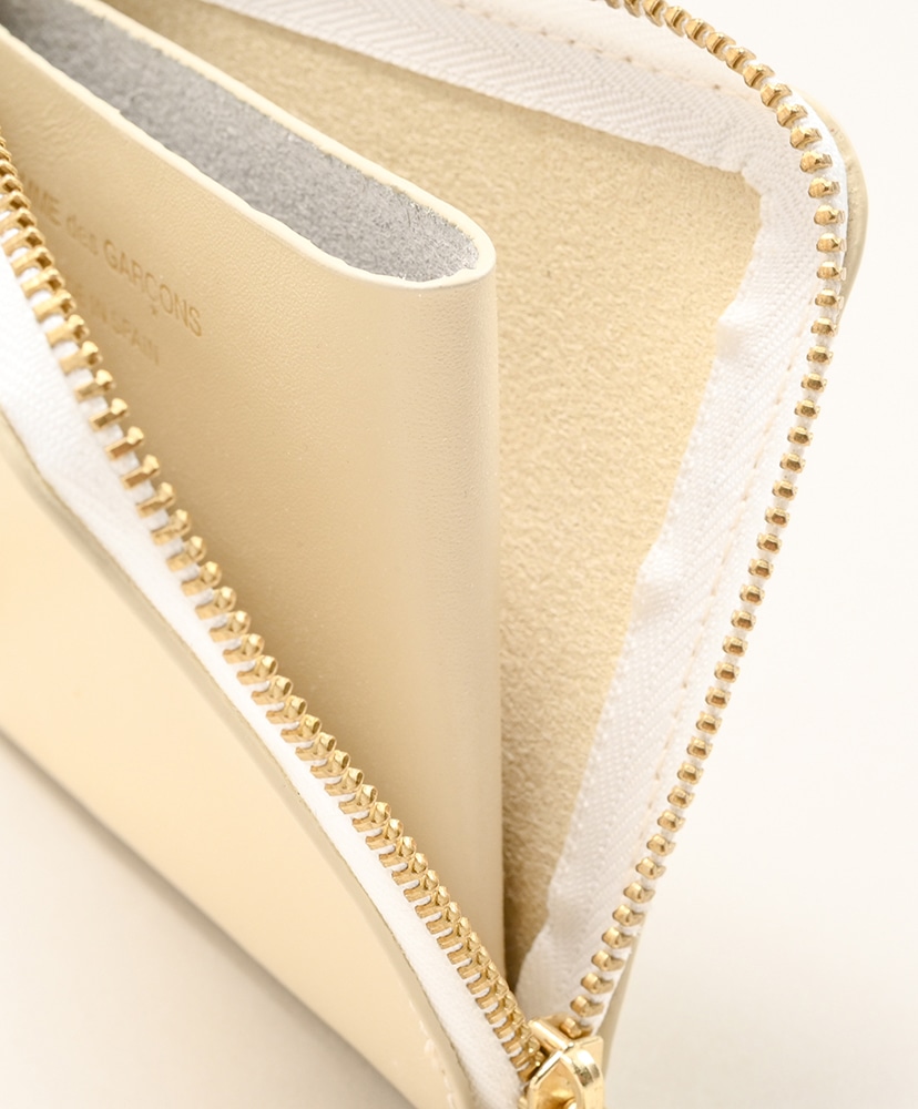 8Z-D003-051 - CLASSIC LEATHER LINE L字型Zip Wallet Off White/オフホワイト ONE