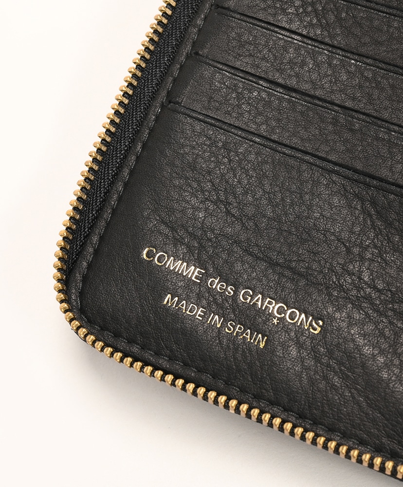 8Z-Y021-051 - WASHED 二つ折りZip Wallet Black/ブラック ONE