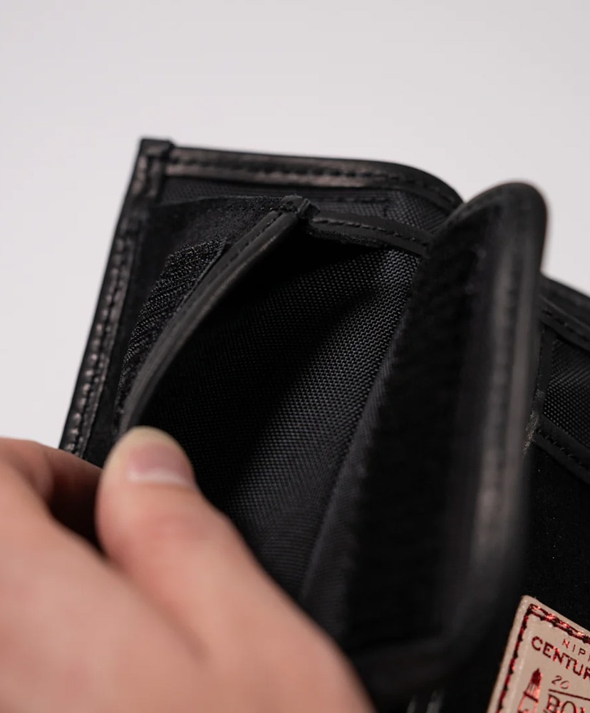 BARI BARI Wallet Suede Black/ブラック F