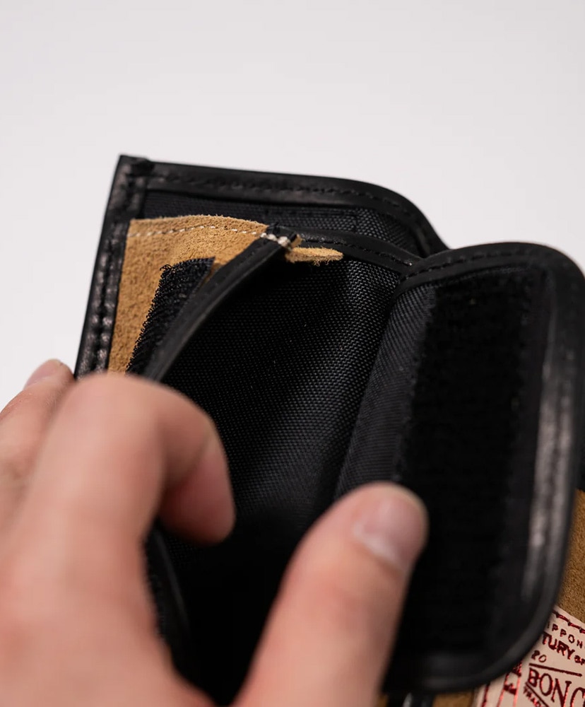 BARI BARI Wallet Suede Sand/サンド F