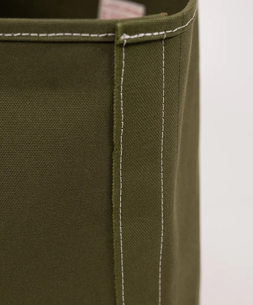 Boat Tote Army Olive Duck × Paraffin Brown Duck F