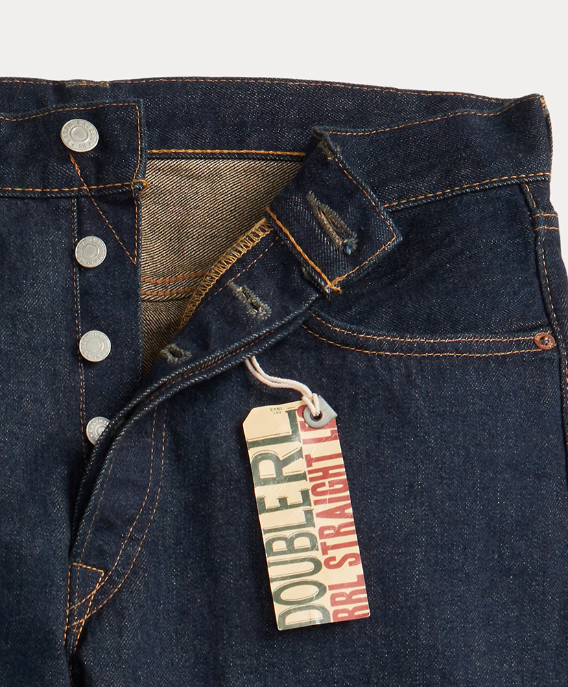 ストレート フィット ワンスウォッシュド セルビッジ ジーンズ ワンスウォッシュド W29L30(MEN)