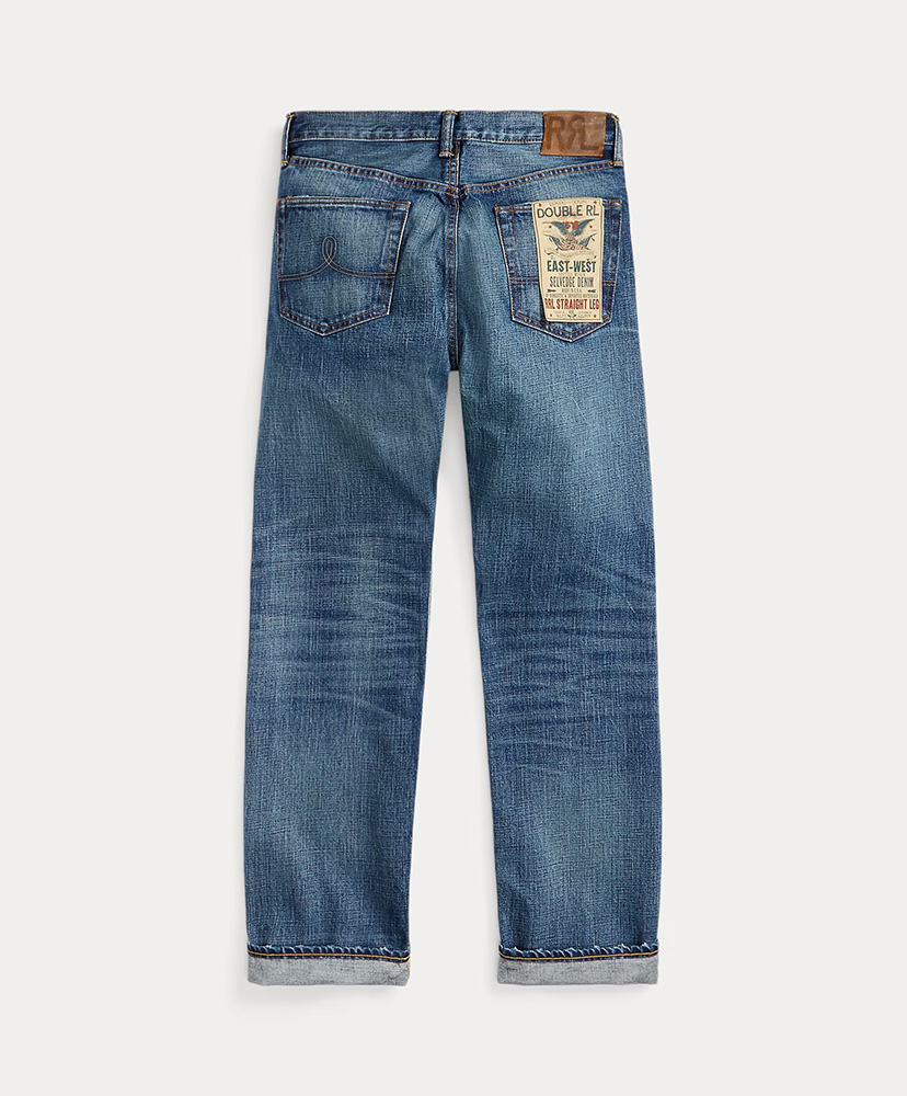 ストレート フィット Hillsview セルビッジ ジーンズ ヒルズビューウォッシュ W28L30(MEN)