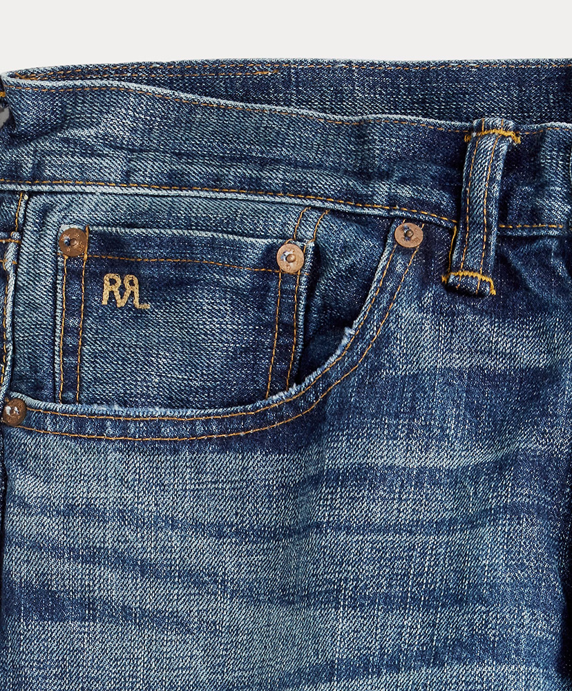 ストレート フィット Hillsview セルビッジ ジーンズ ヒルズビューウォッシュ W28L30(MEN)