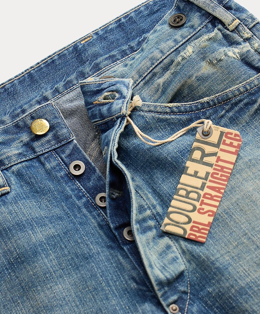 ストレート フィット Eastborough ディストレスト ジーンズ イーストボロー ウォッシュ W34L32