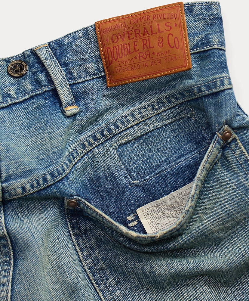 ストレート フィット Eastborough ディストレスト ジーンズ イーストボロー ウォッシュ W34L32