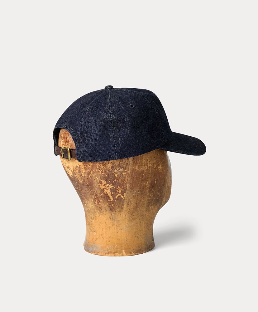 ランチ ロゴ デニム ボール キャップ リンス ONE