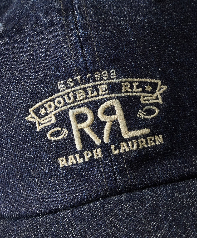 ランチ ロゴ デニム ボール キャップ リンス ONE
