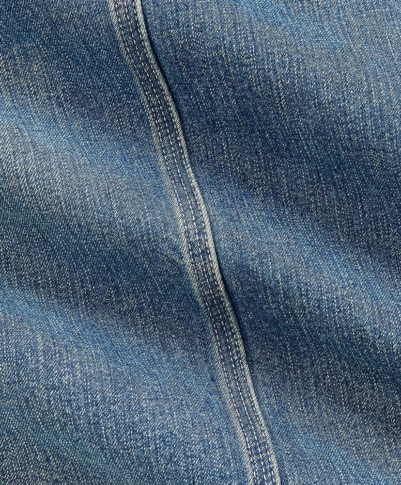 コーデュロイカラー インディゴ デニム ジャケット ライツビルウォッシュ L(MEN)