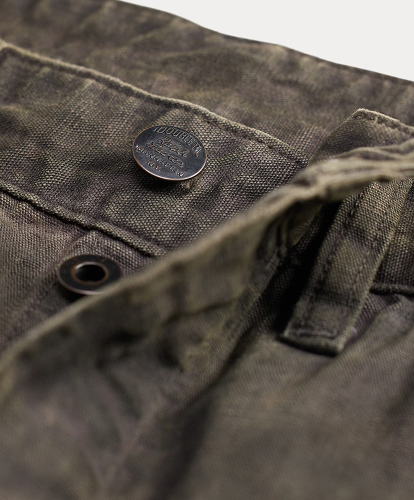 エンジニア フィット キャンバス カーペンター パンツ ブラック W32L30(MEN)