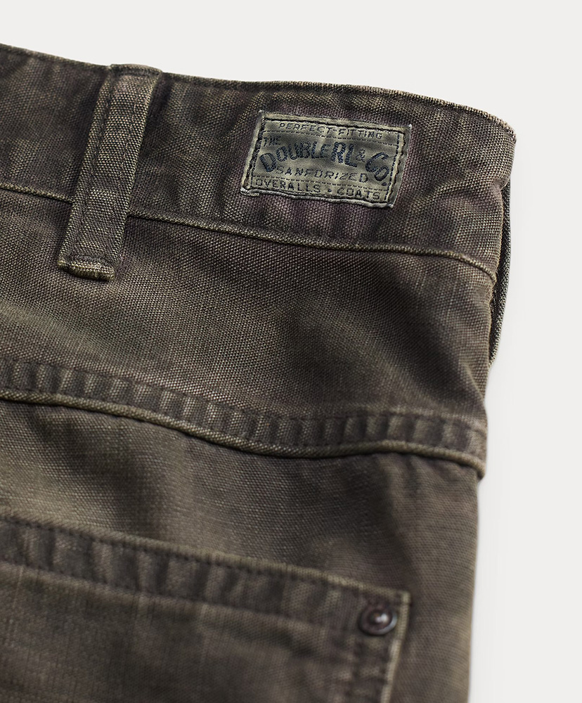 エンジニア フィット キャンバス カーペンター パンツ ブラック W32L30(MEN)