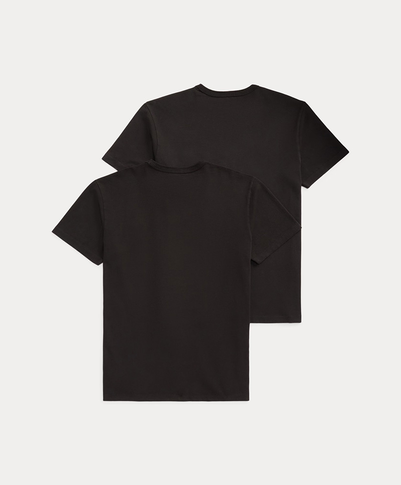 ガーメントダイド ポケット Tシャツ 2パック ブラック L(MEN)