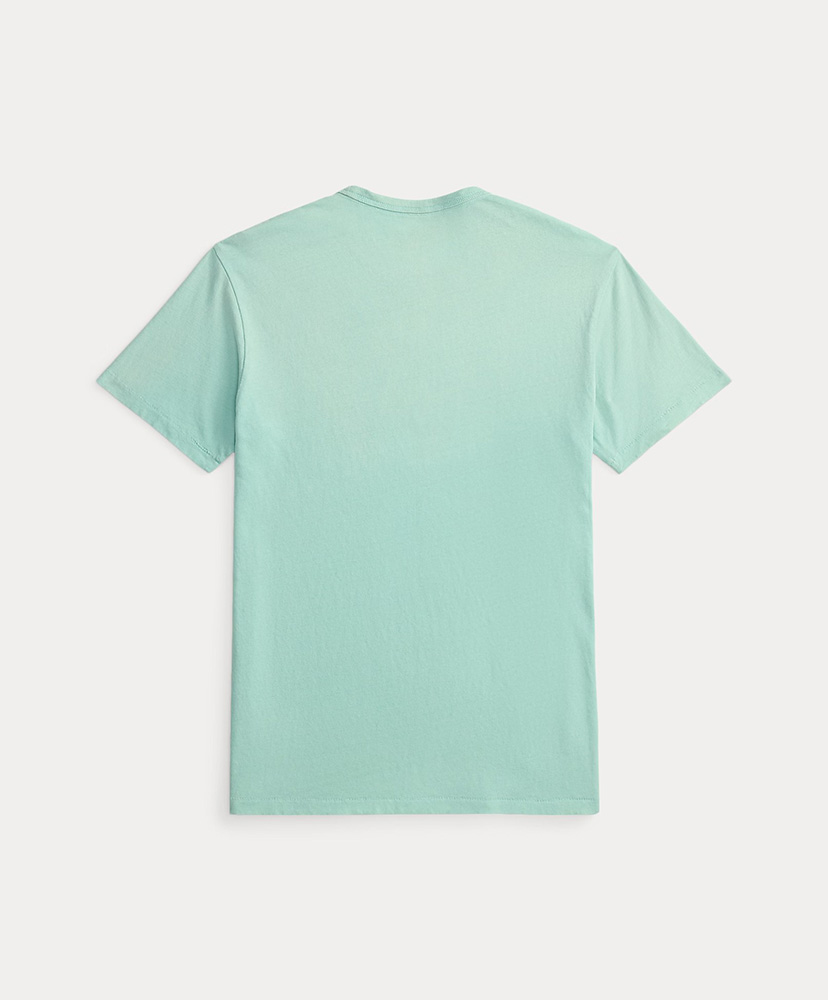 コットンヘンプ グラフィック Tシャツ フェイデッド ターコイズ L(MEN)