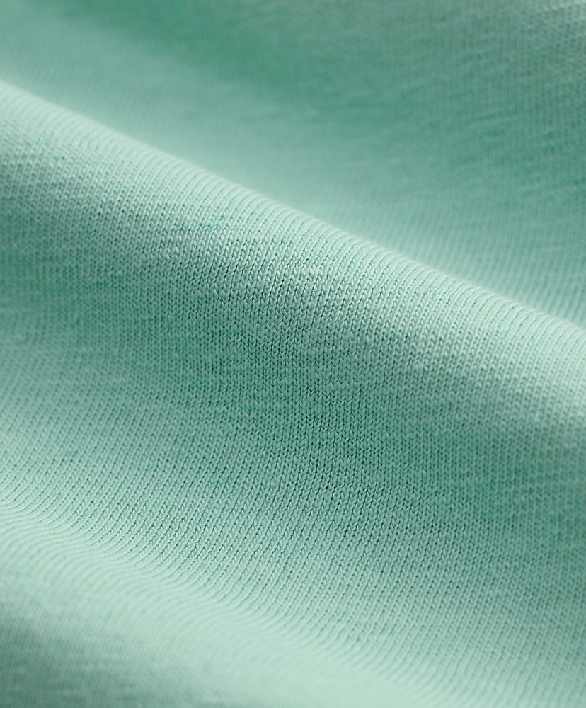 コットンヘンプ グラフィック Tシャツ フェイデッド ターコイズ L(MEN)