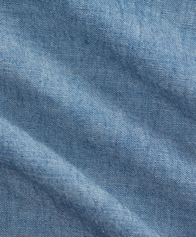 インディゴ シャンブレー ワークシャツ インディゴ L(MEN)