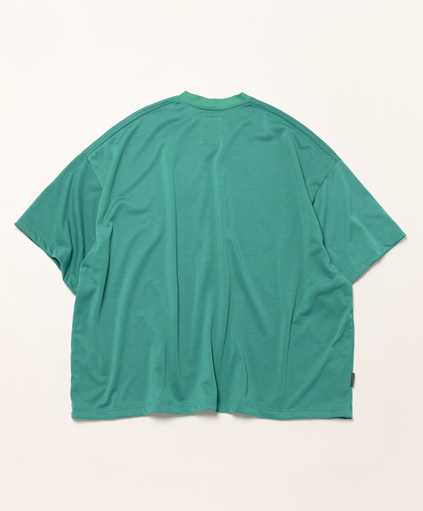 Logo Super Big Tech SS Tee Green/グリーン L(MEN)