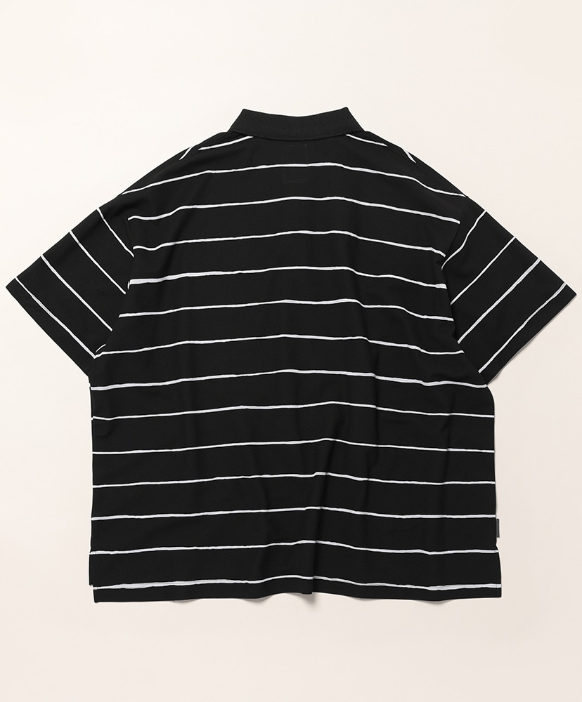 Side Stripe Big Polo Black/ブラック L(MEN)