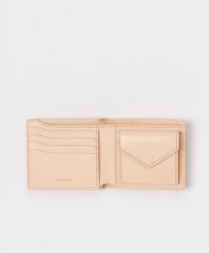 Half Folded Wallet Natural/ナチュラル ONE
