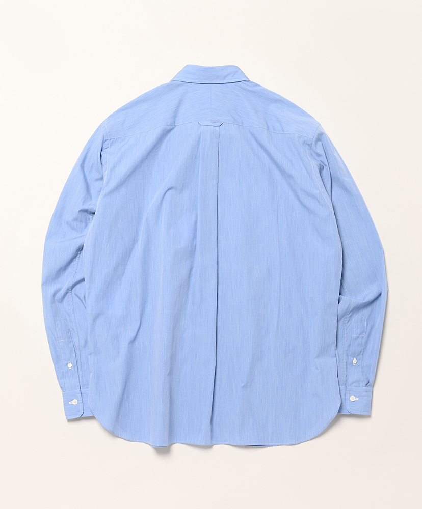 WQ-B028-051 綿メランジ×MIXパッチワーク Blue×Mix/ブルー×ミックス M(MEN)