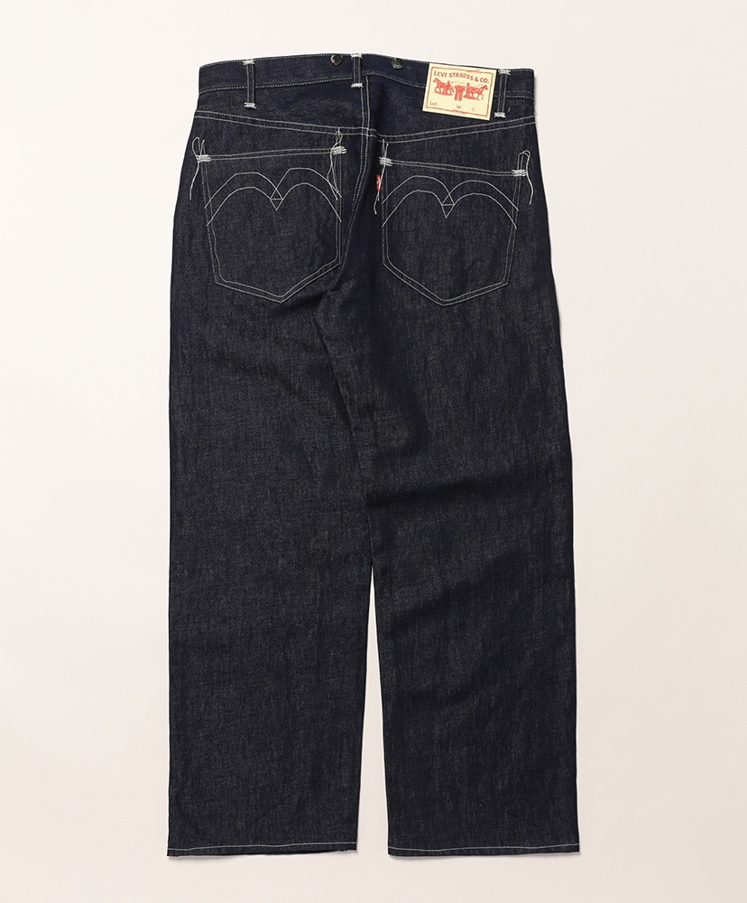 綿麻デニム Levi's Wネーム Indigo/インディゴ L(MEN)
