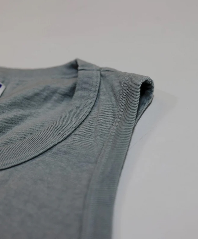 Lot.39001 Basic Tank Top Heather Grey/ヘザーグレイ L(MEN)