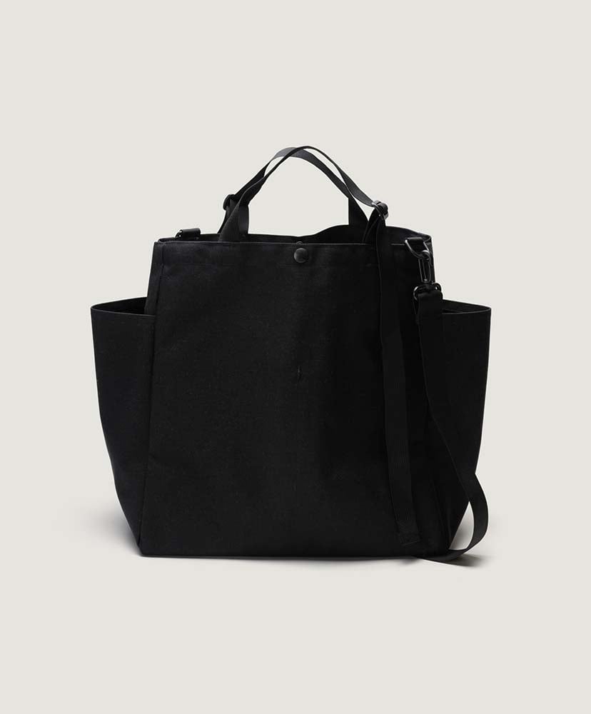 Carry-all Beach Bag - Canvas Nylon Black/ブラック FREE