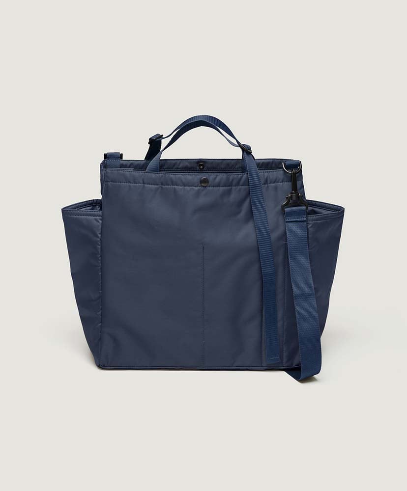 Carry-all Beach Bag - Poly Fill Nylon Navy Puffer/ネイビーパファー FREE