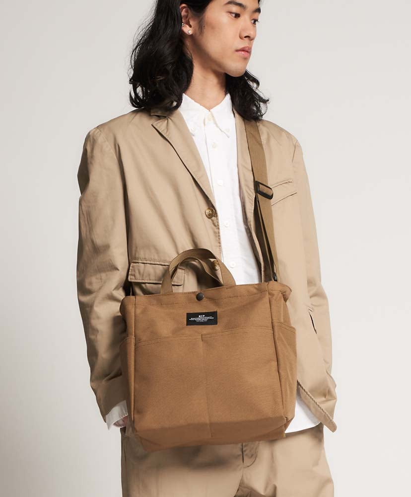Multi-pocket Bag Medium - Canvas Nylon Khaki/カーキ FREE