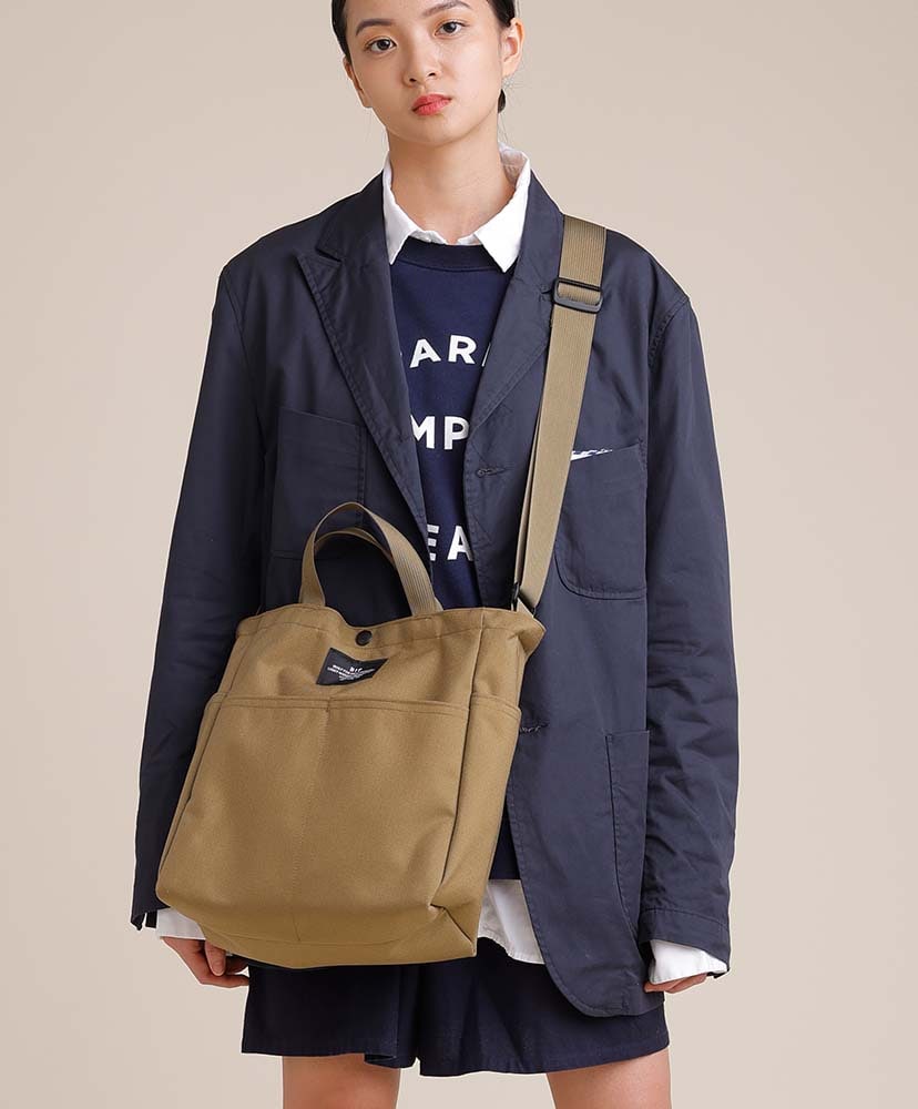 Multi-pocket Bag Medium - Canvas Nylon Khaki/カーキ FREE