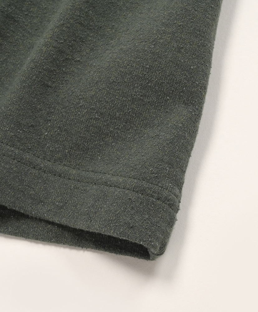 Co/Silk Nep Tee S/S Khaki/カーキ 2(MEN)