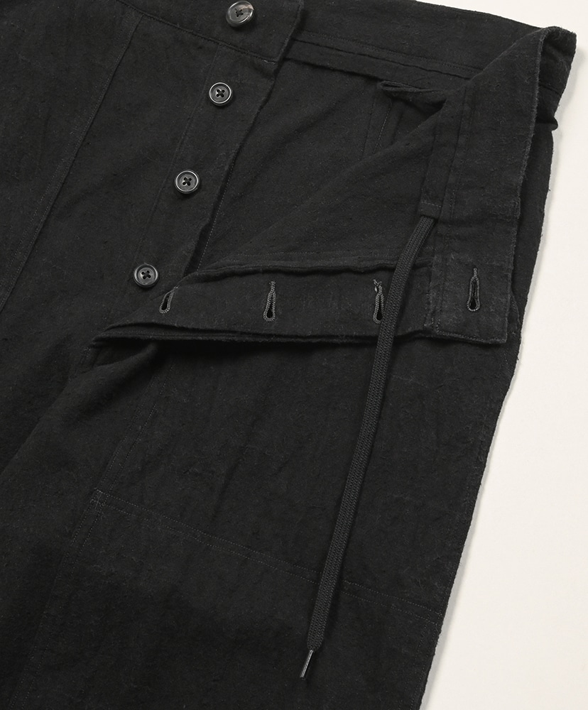 Silk/Cotton Nep Painter Pants Black/ブラック 2(MEN)