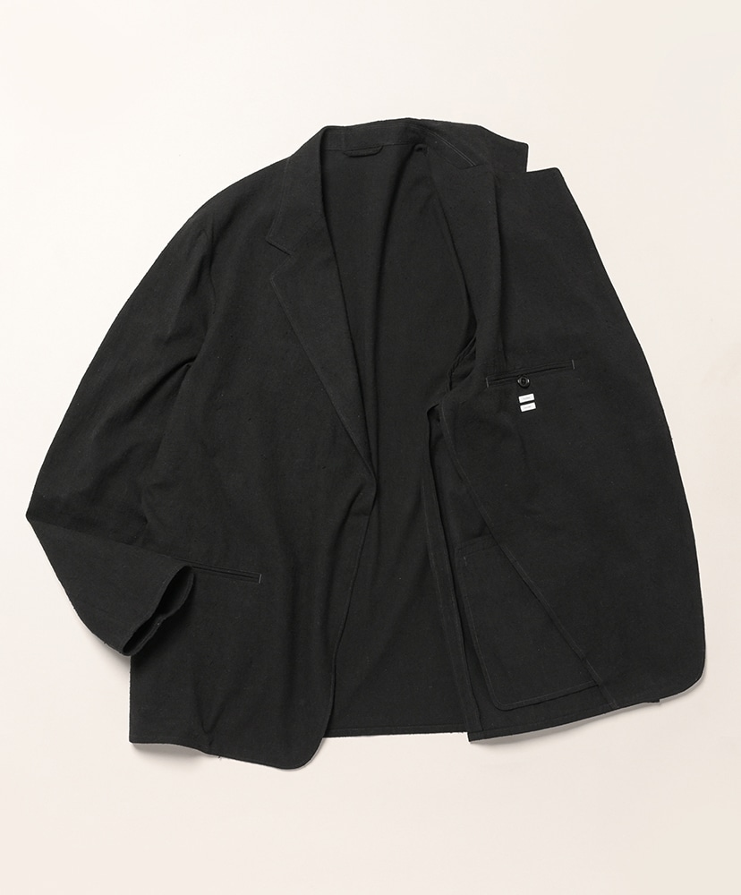 Silk/Cotton Nep Cardigan Jacket Black/ブラック 2(MEN)