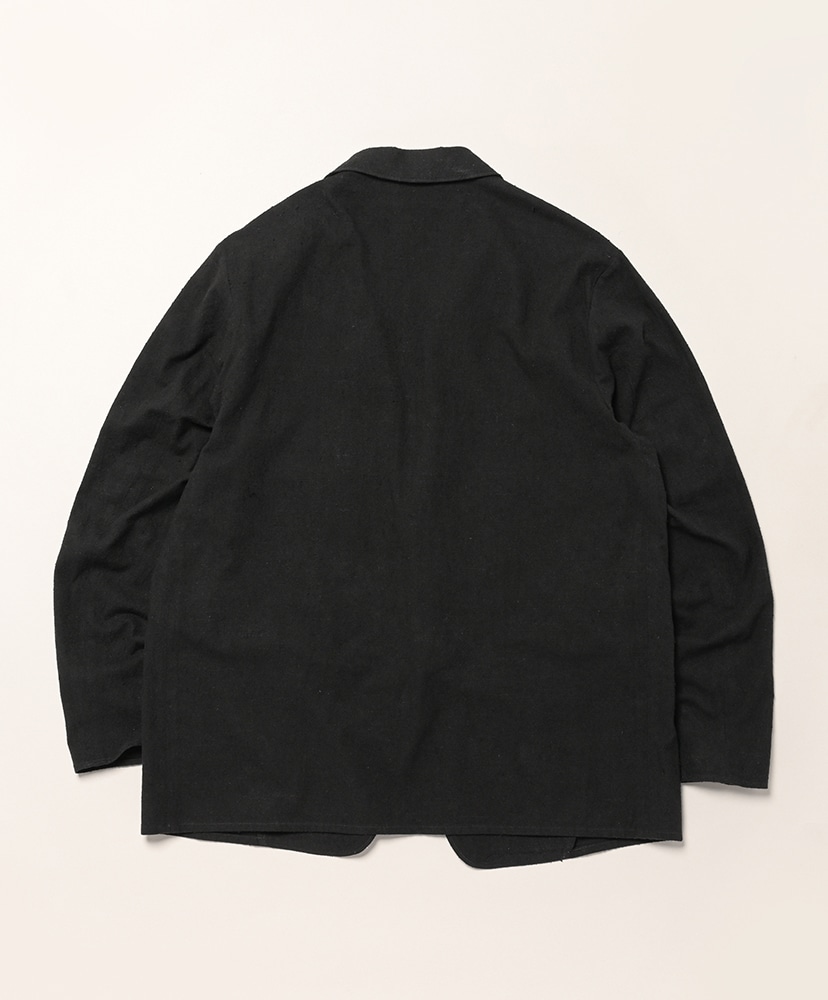 Silk/Cotton Nep Cardigan Jacket Black/ブラック 2(MEN)