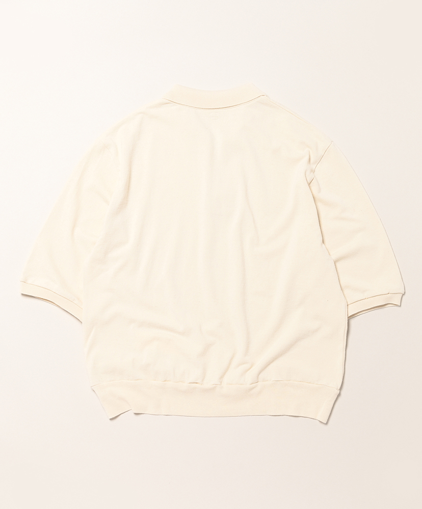 Co/Silk Nep Skipper Cropped Sleeve Ivory/アイボリー 2(MEN)