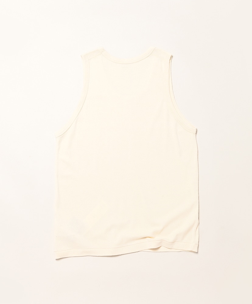 Co/Silk Nep Rib Tank top Ivory/アイボリー 3(MEN)